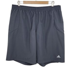 Adidas Climalite Performance Essentials Men's Lightweight Grey Shorts Size XL